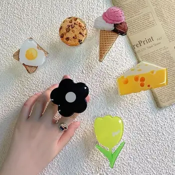 Korėjos 3D Sūrio Ledai Telefono Rankena Tap Griptok Korėja Turėtojas Žiedas 