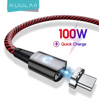 KUULAA Magnetinio Kabelis 100W USB C Tipo Kabelio 