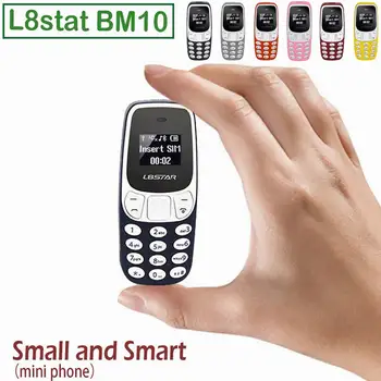 L8star BM10 mini mobilusis telefonas Dual Sim Kortelę su MP3 grotuvas FM atrakinta mobilusis telefonas magija numerio rinkimas balsu GSM ausinės Dropshipping