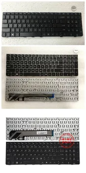Naujo Nešiojamojo kompiuterio klaviatūra HP ProBook 4535s 4530s 4730s 638179-001 9Z.N6MSV.001 MUMS/RU išdėstymas juoda/sidabrinė rėmas