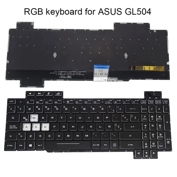 RGB lotynų nešiojamas apšvietimu ir klaviatūros Asus ROG Strix GL504 GL504G GL504GW GL504GS GL504GM žaidimų klaviatūrų pakeitimas 6614SF00